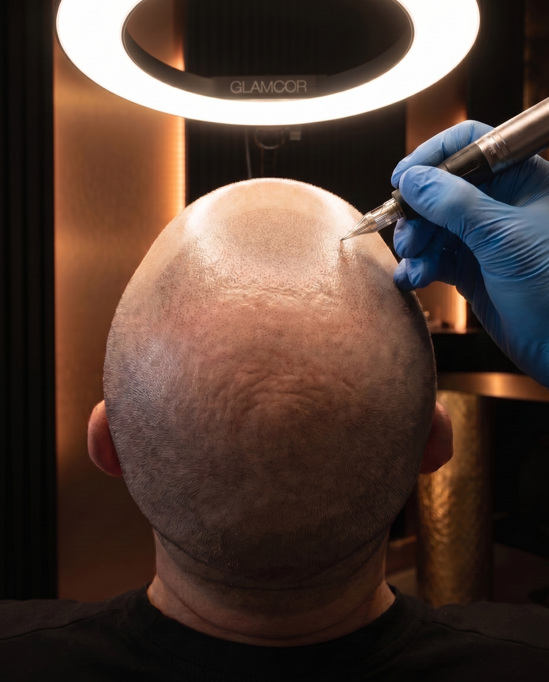 La pose du pigment